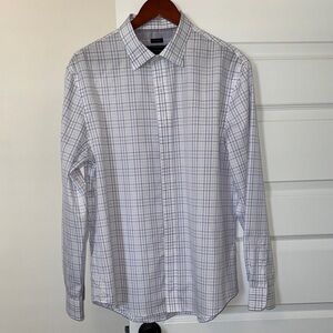 Jos. A. Bank Men's Plaid Button Down Shirt